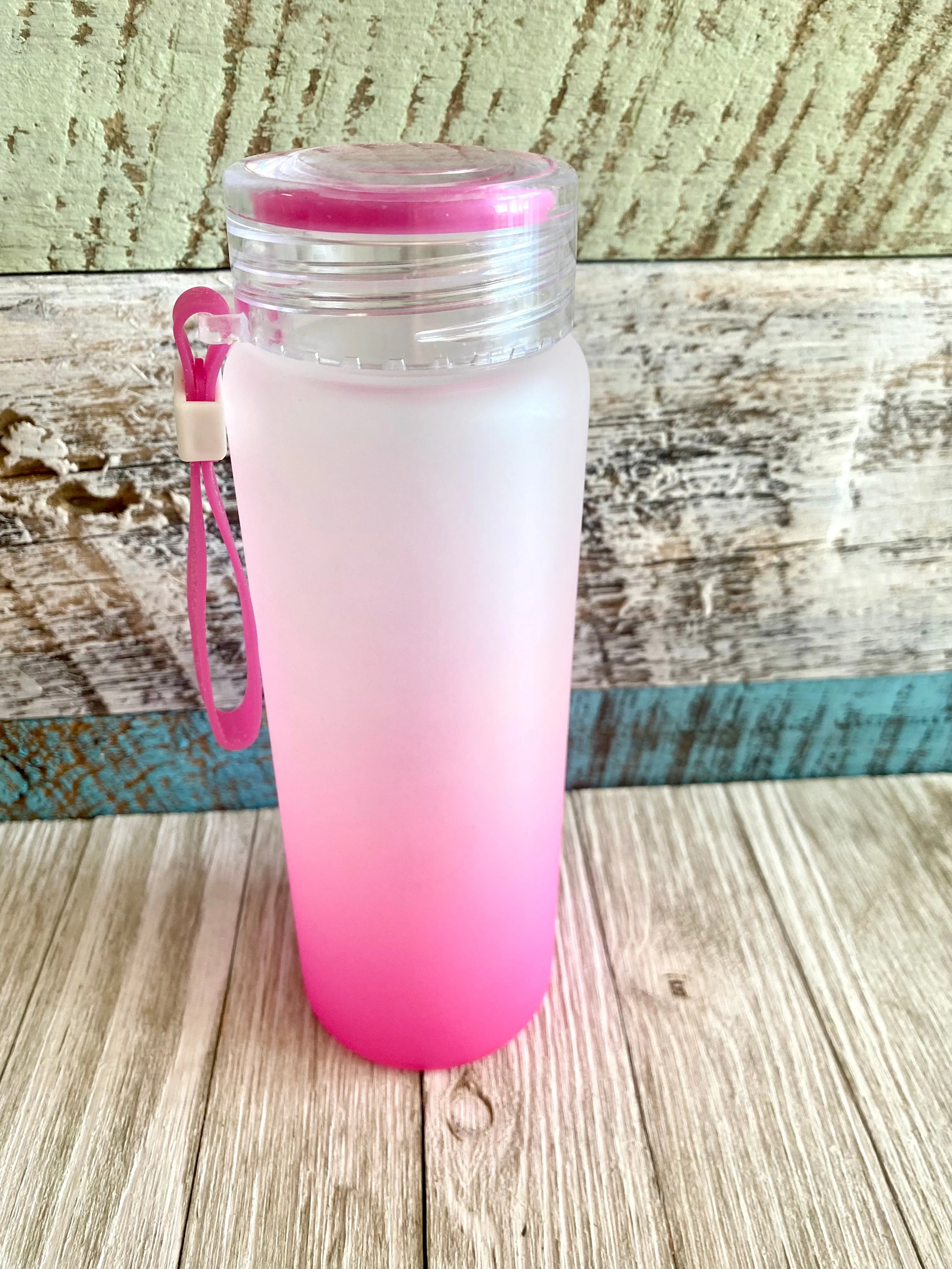 17oz Glass Ombre Gradient Bottles
