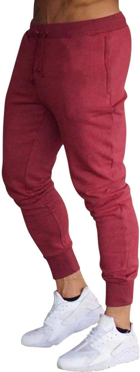 2024 Mens Fashion Joggers Pants Slim Cargo Hiking Pants Drawstring Sports Long Sweatpants Workout Sport Track Trousers