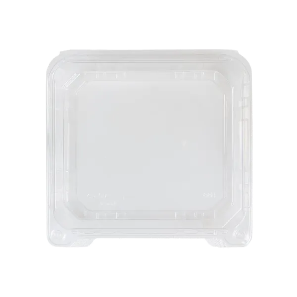 [250 ct] 8''x 8'' Hinged Food Containers | PET | Clear