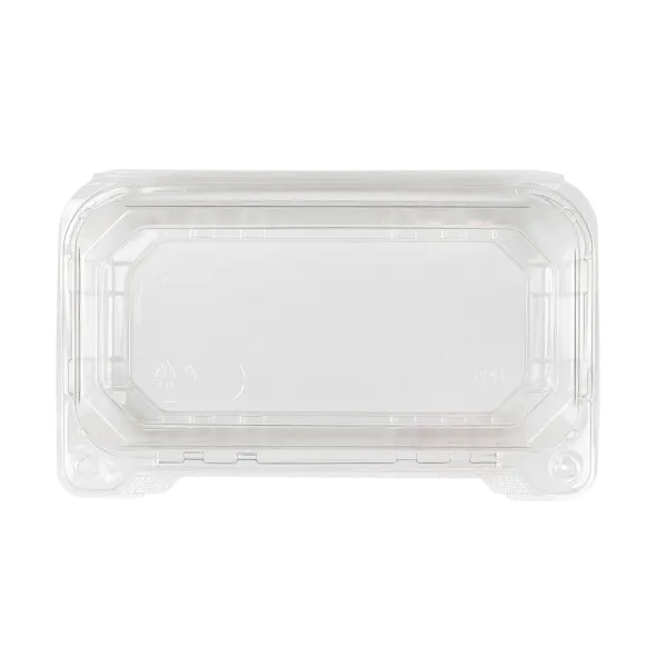 [250 ct] 9''x 5'' Hinged Food Containers | PET | Clear