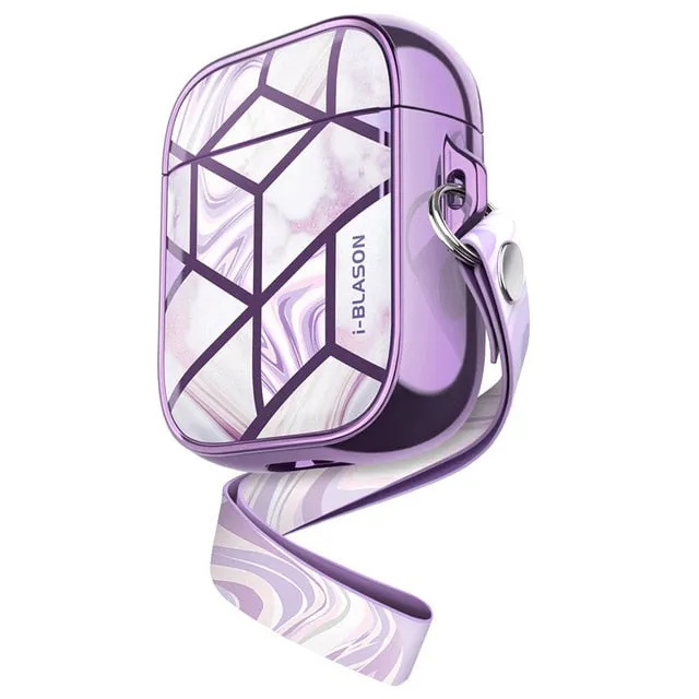 360 Degree Protective Stylish Marble Case Cover For AirPods 1st/2nd