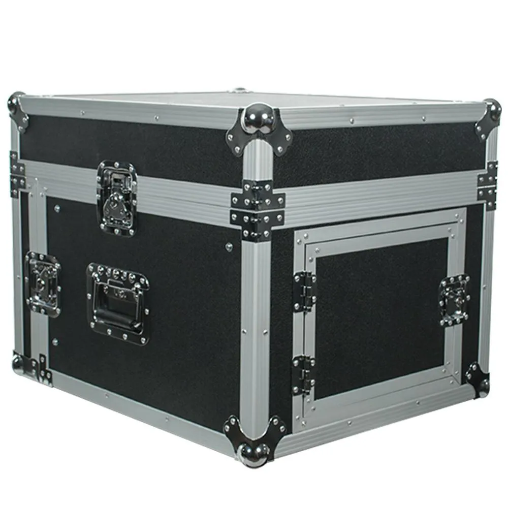 6 Space Rack Case with Slant Mixer Top