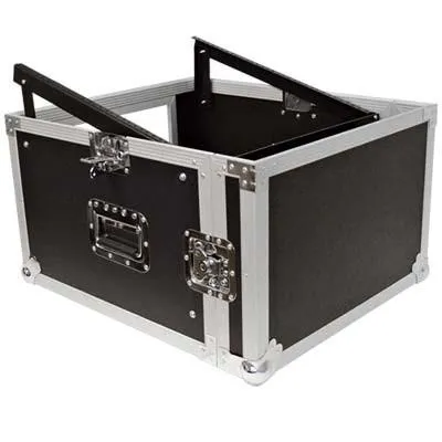6 Space Rack Case with Slant Mixer Top