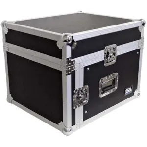 6 Space Rack Case with Slant Mixer Top