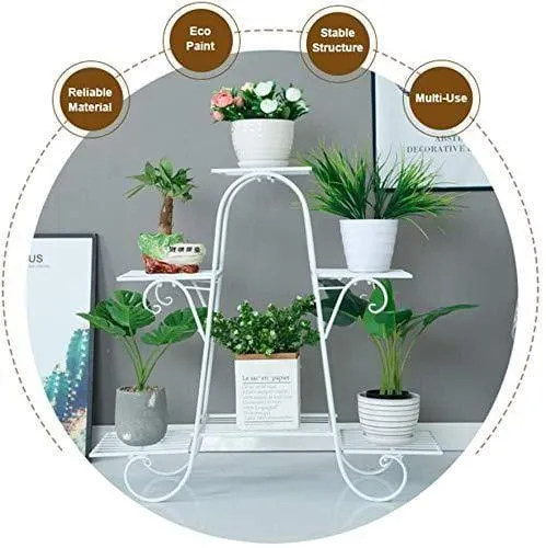 6 Tier Plant Stands for Indoors and Outdoors | Flower Pot Holder
