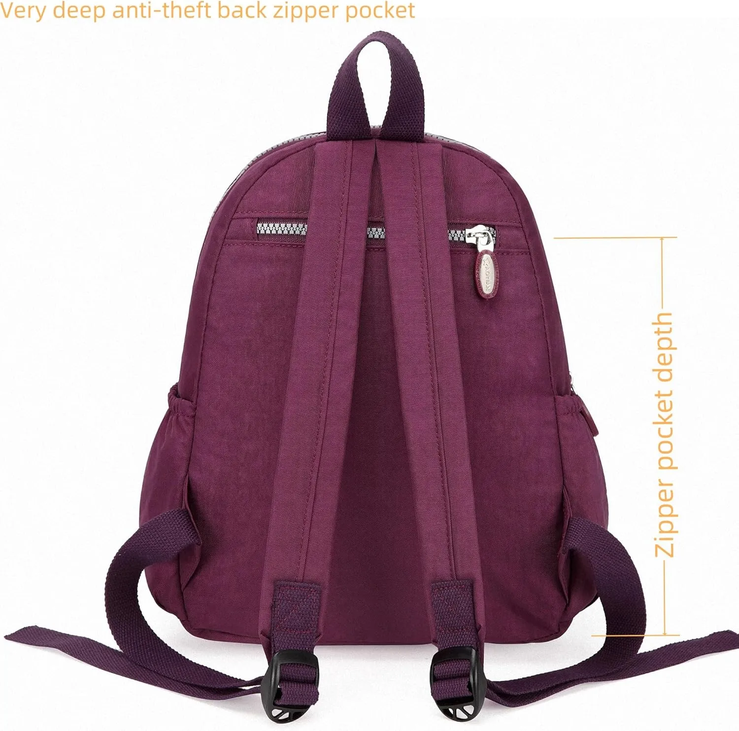 AOTIAN Mini Nylon Women Backpacks Casual Lightweight Small Daypack for Girls