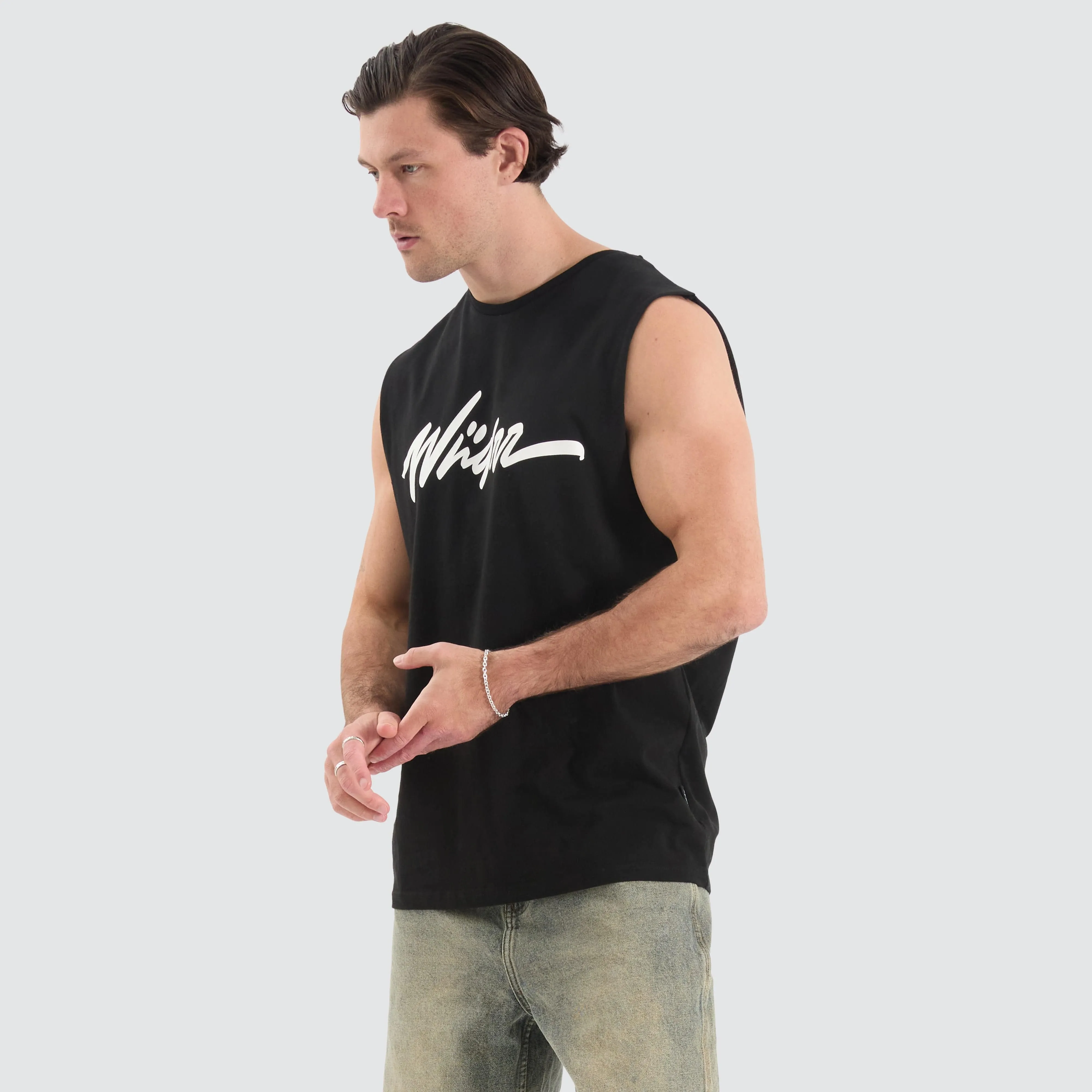 Apollo Muscle Top Black