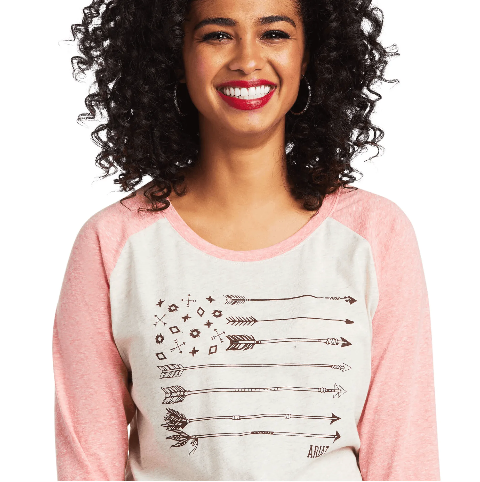 Ariat Women's Arrow 3/4 Sleeve Tee 10039824