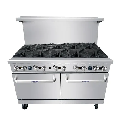 Atosa AGR-10B-NG CookRite Range for Natural Gas Usage, 60 in Width, 10 Burners