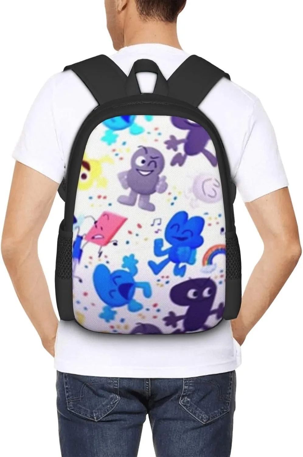 B-fdi Bookbags Casual Travel Daypack Lightweight Laptop Backpacks For Hiking Bag Black