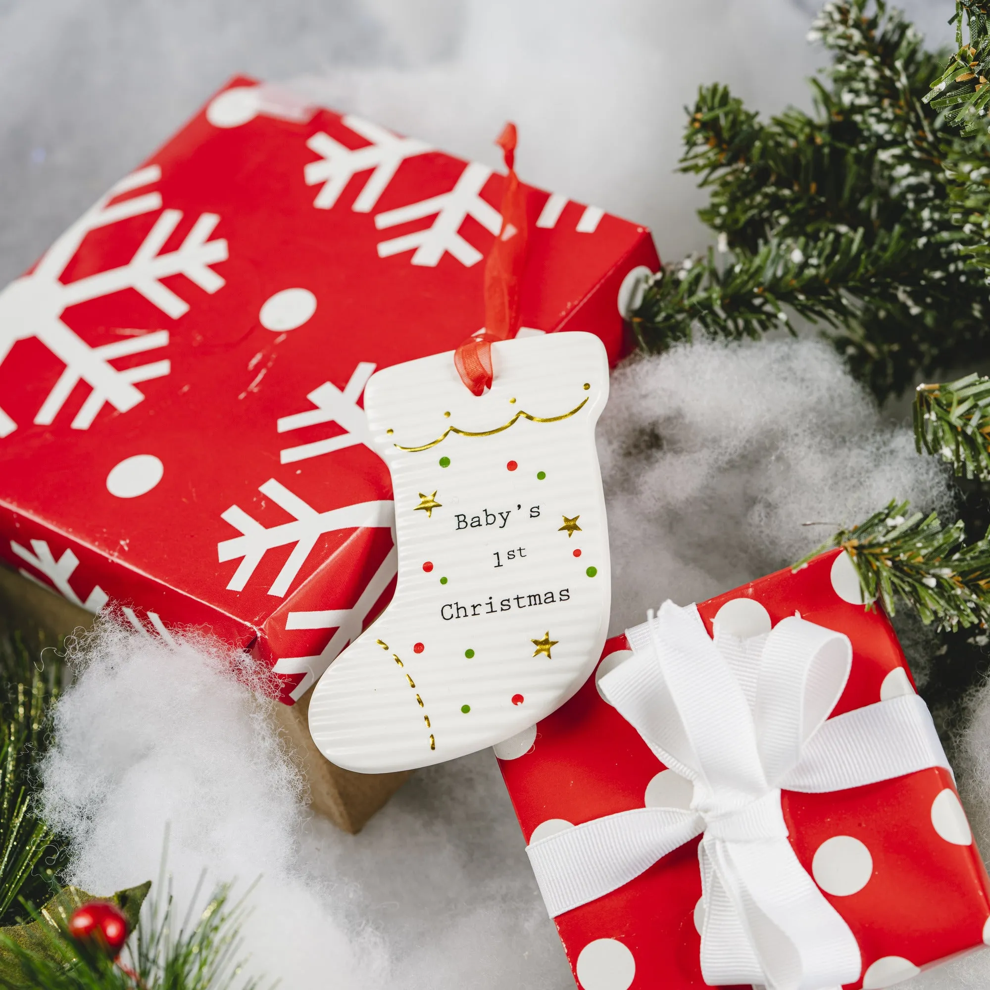 Baby's 1st 3.75" Stocking Ornament