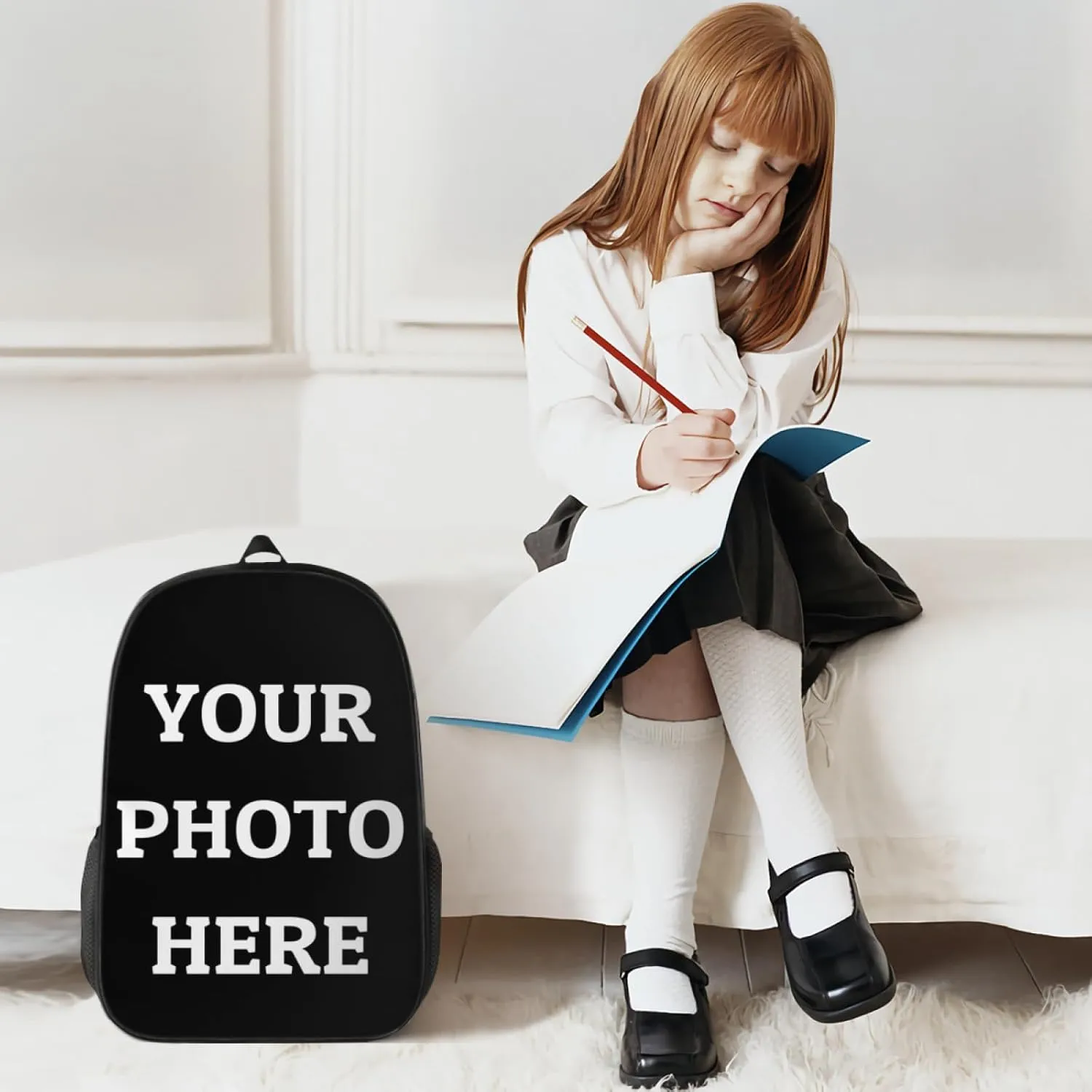 Backpack Personalized Backpack For Women Men Design Your Own Work trip Laptop Bag To Large-capacity Casual Cute Packet 17Inch