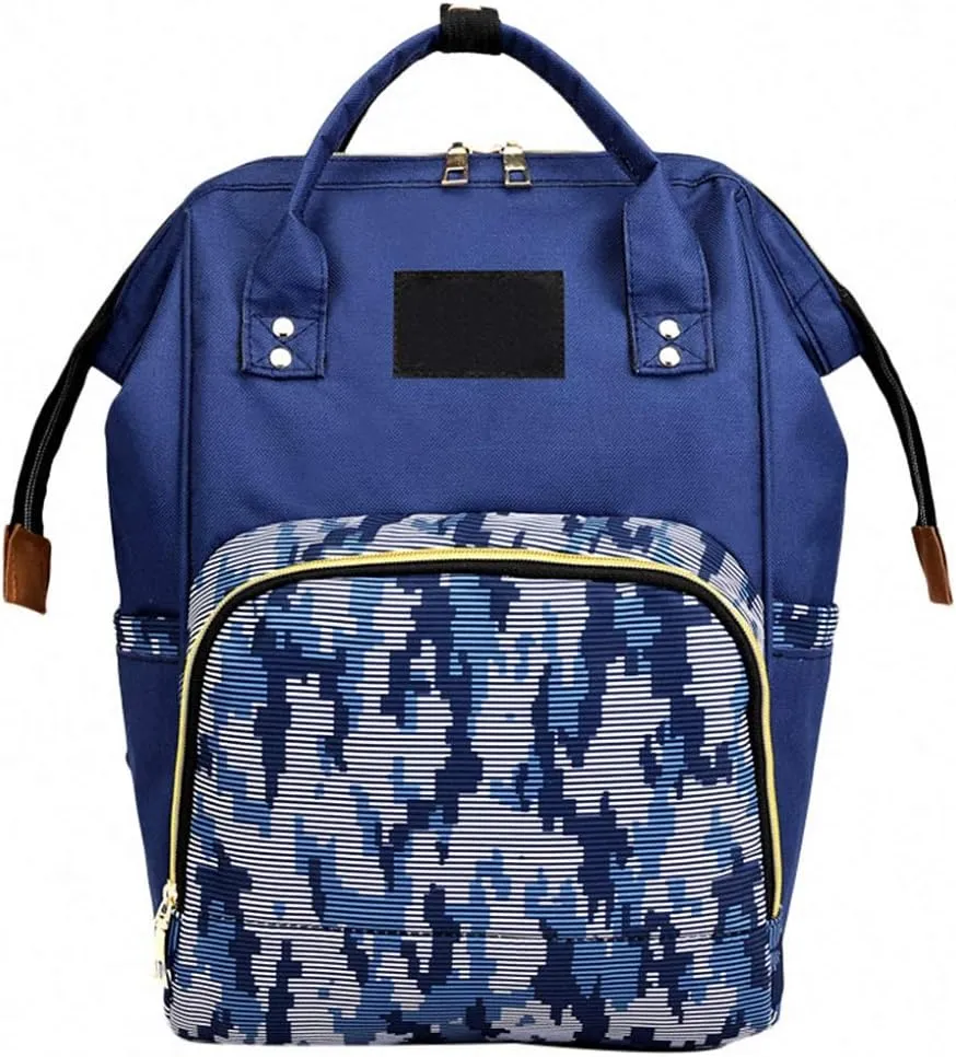 Bag Women Bag Large Baby Bag outdoor Travel Nursing Backpack Dark Blue
