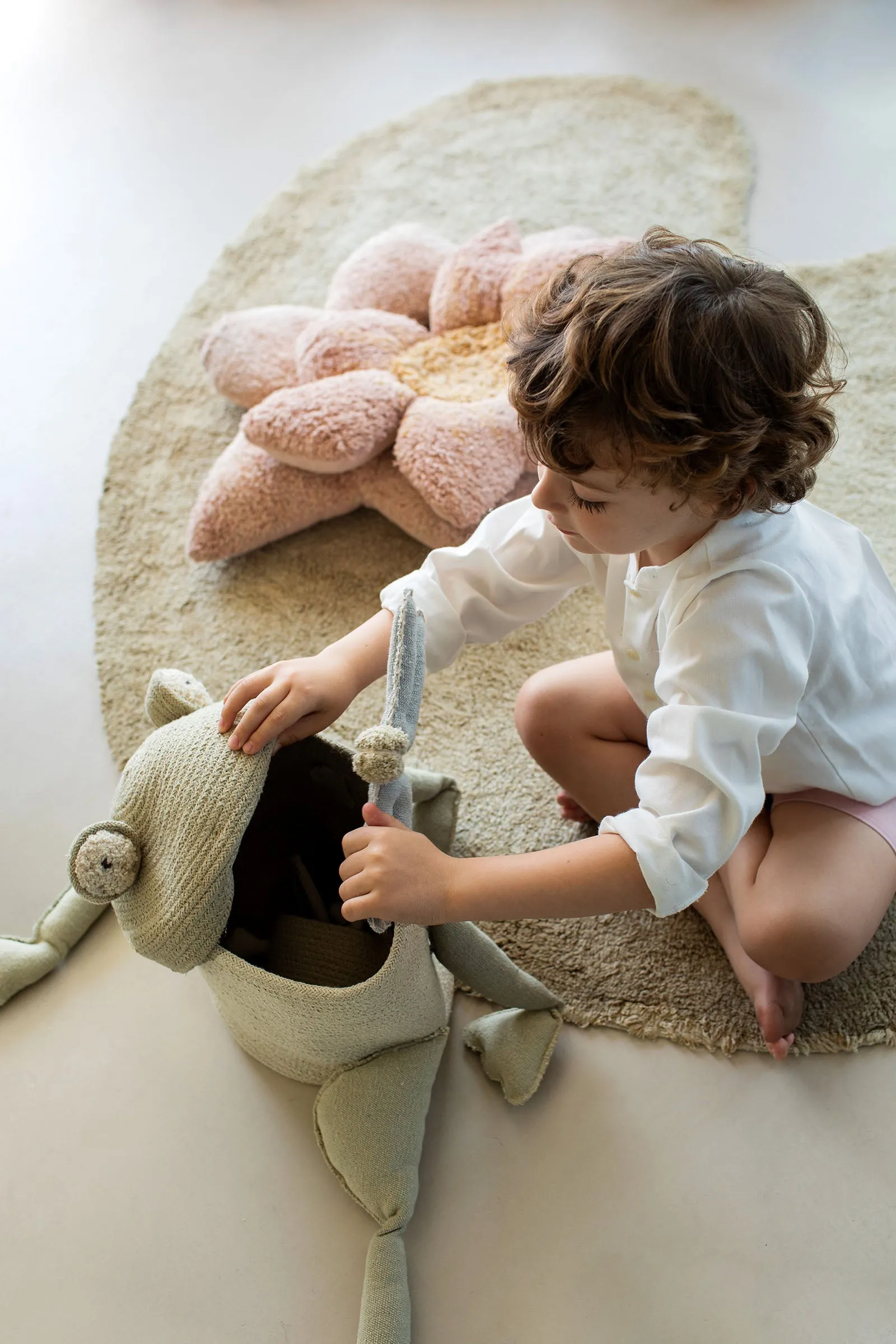 Basket Fred the Frog | Green