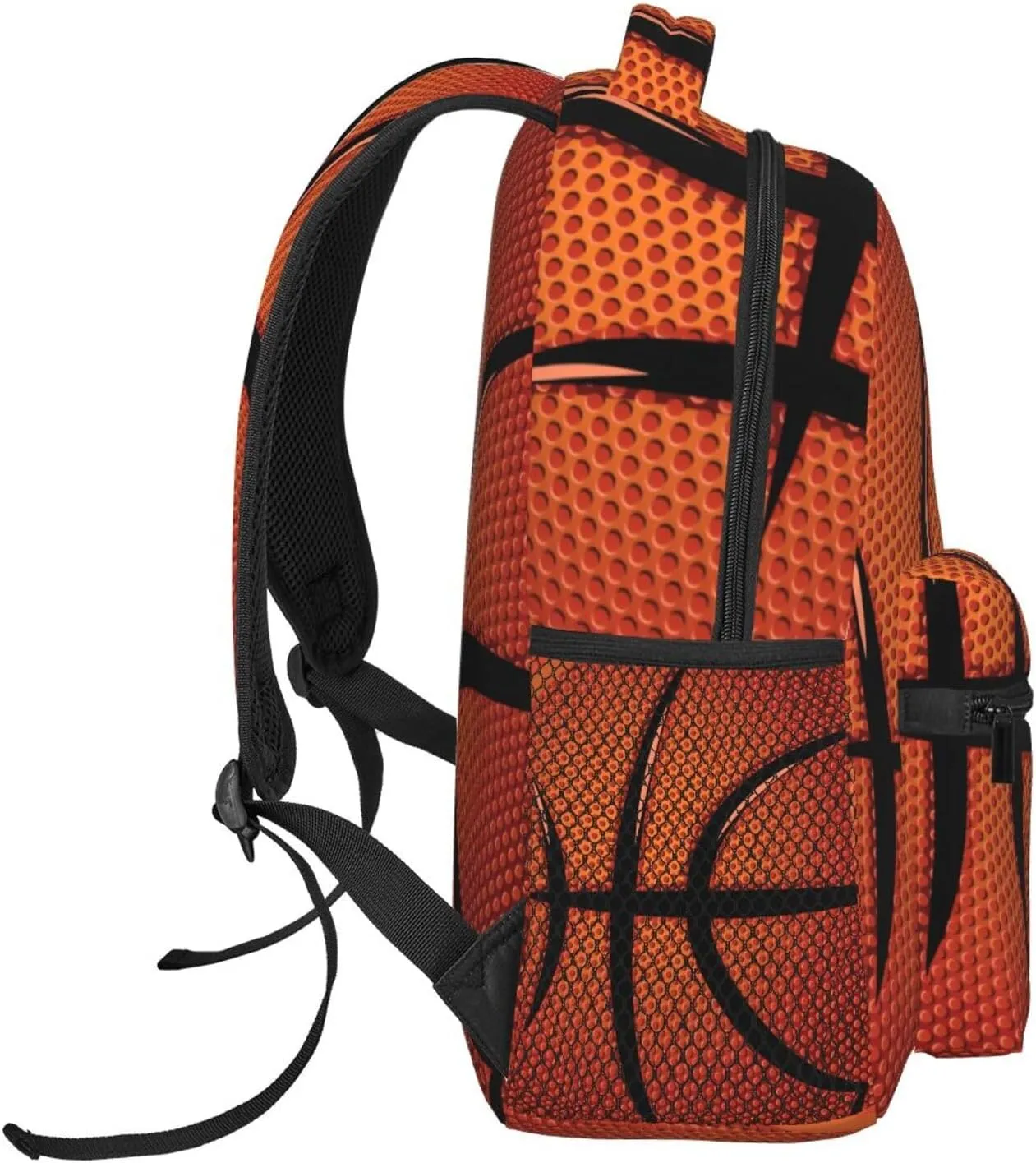 Basketball Travel Laptop Backpack Women Lightweight Backpack Adjustable College Backpack Fits 15.6 Inch Laptop Waterproof Travel Backpack for Women, Men, Travel