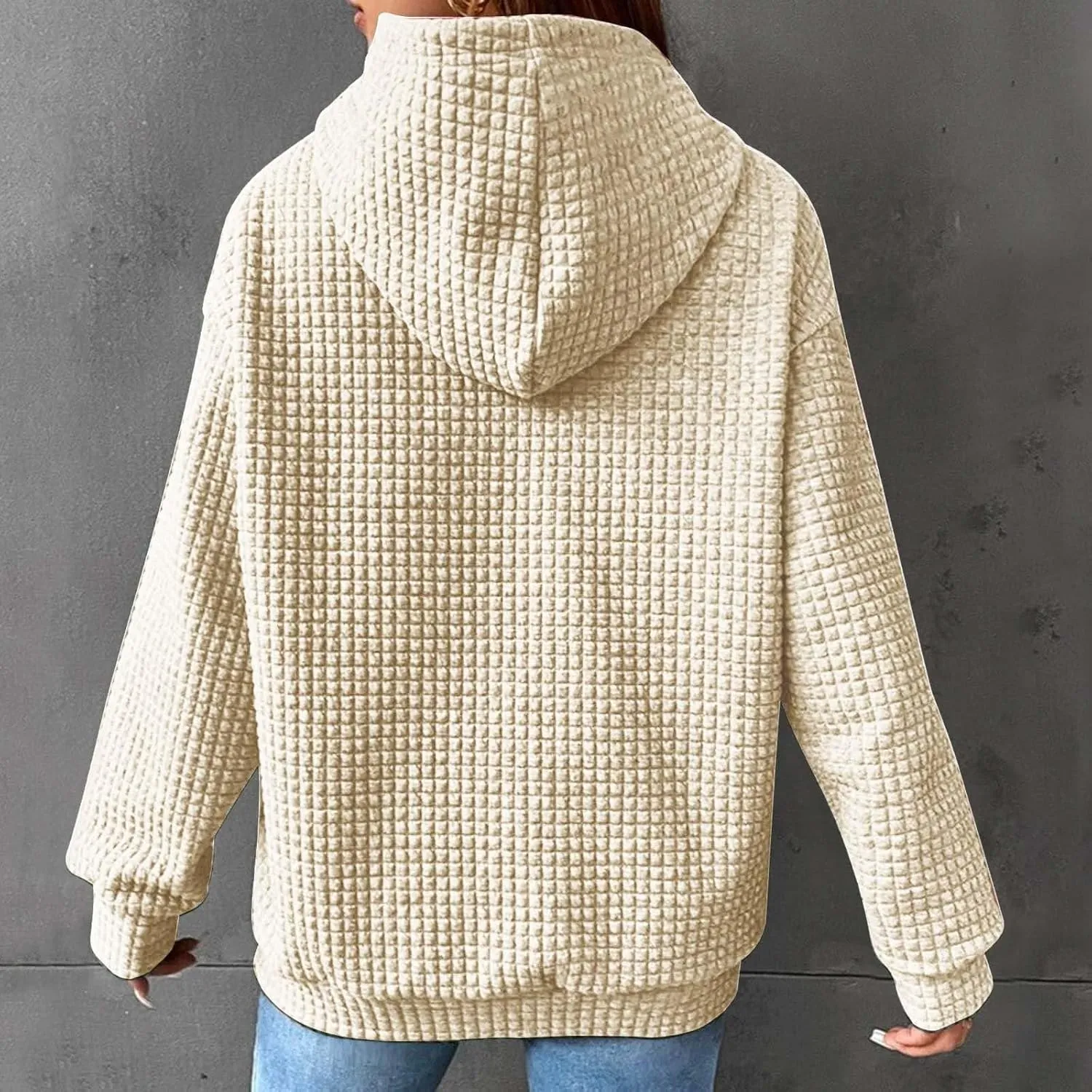 Basysin Oversized Sweatshirt for Women Fall Hoodies Dandelion Daisy Printed Hooded Sweatshirt Casual Pullover with Pockets