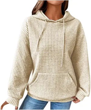 Basysin Oversized Sweatshirt for Women Fall Hoodies Dandelion Daisy Printed Hooded Sweatshirt Casual Pullover with Pockets