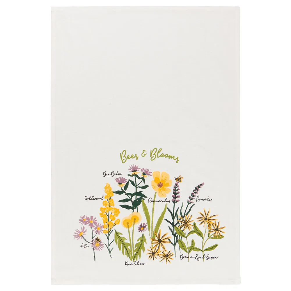 Bees and Blooms Tea Towel Set