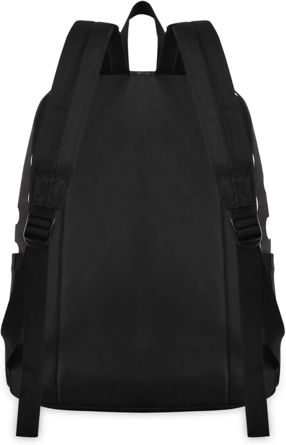 Black and White Polka Dot Backpacks For Teen Girls Boys School Bookbag