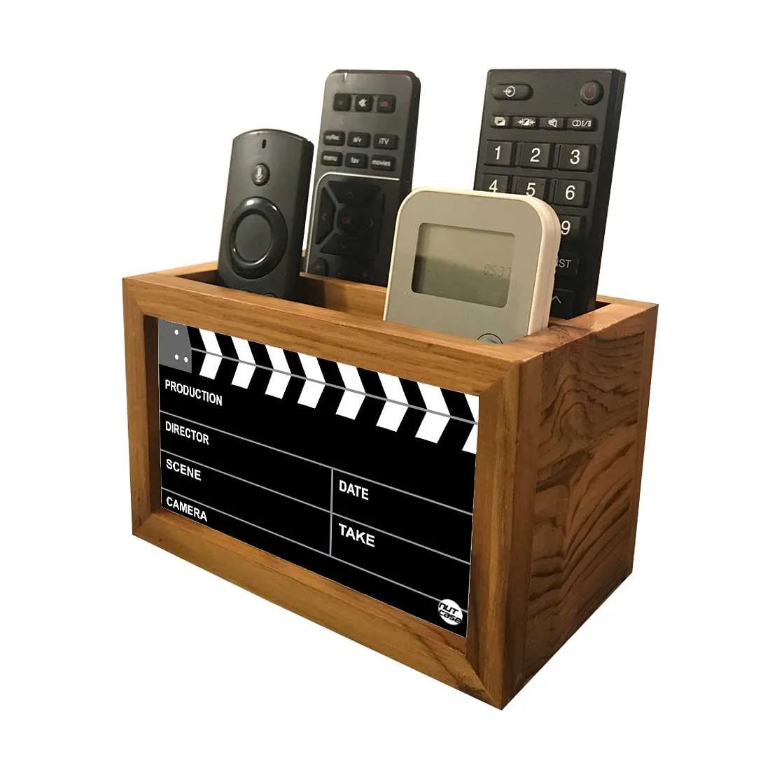 Black Remote Control Holder For TV / AC Remotes -  Filmy