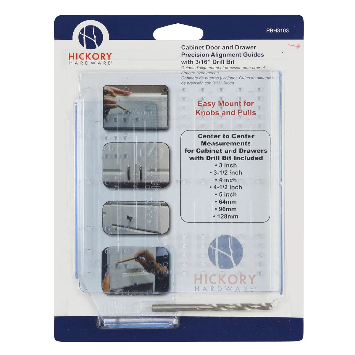 Cabinet Hardware Combo Mounting Template