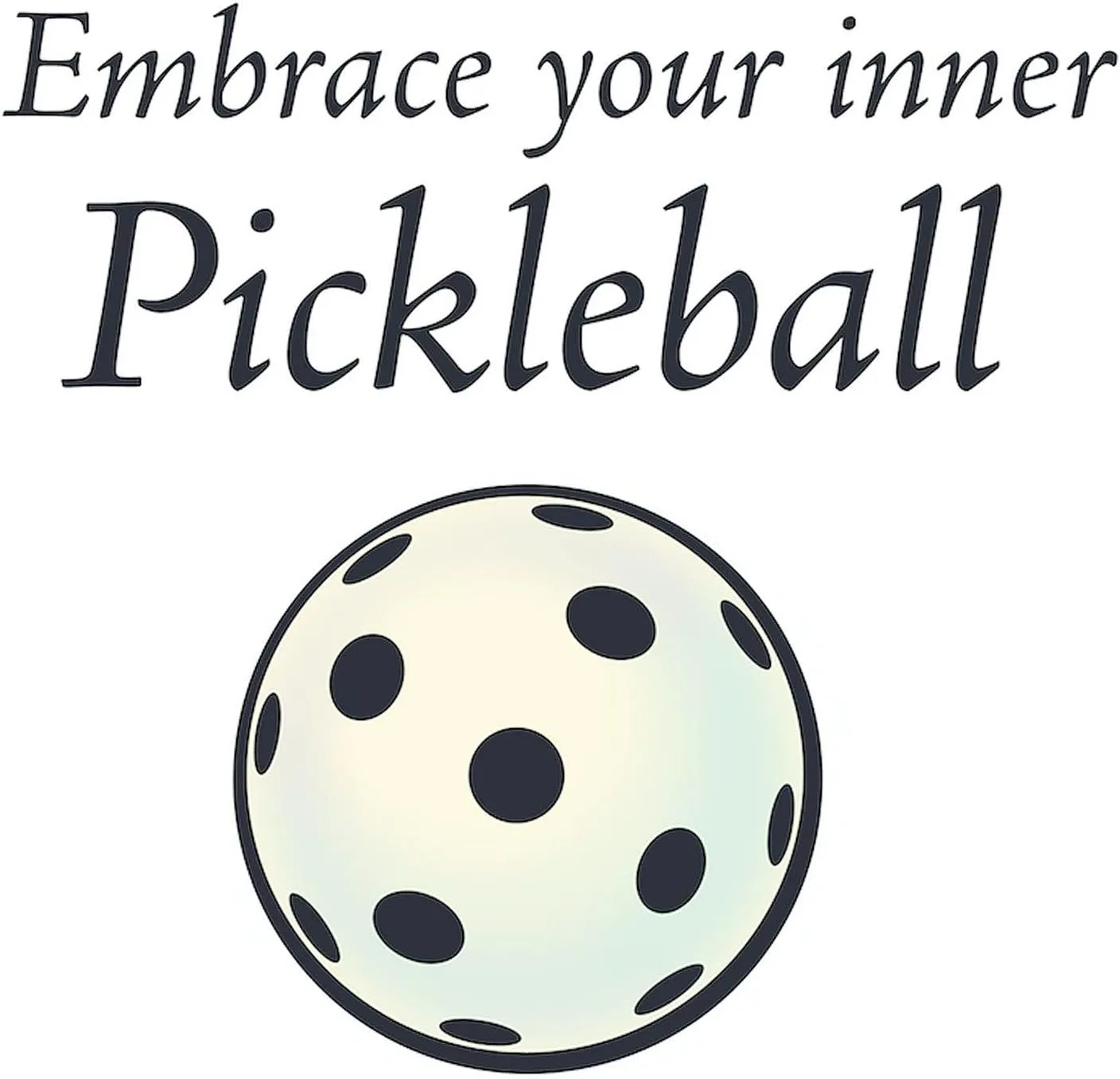 CafePress Embrace Inner Pickleball Tote Bag Natural Canvas Tote Bag, Reusable Shopping Bag