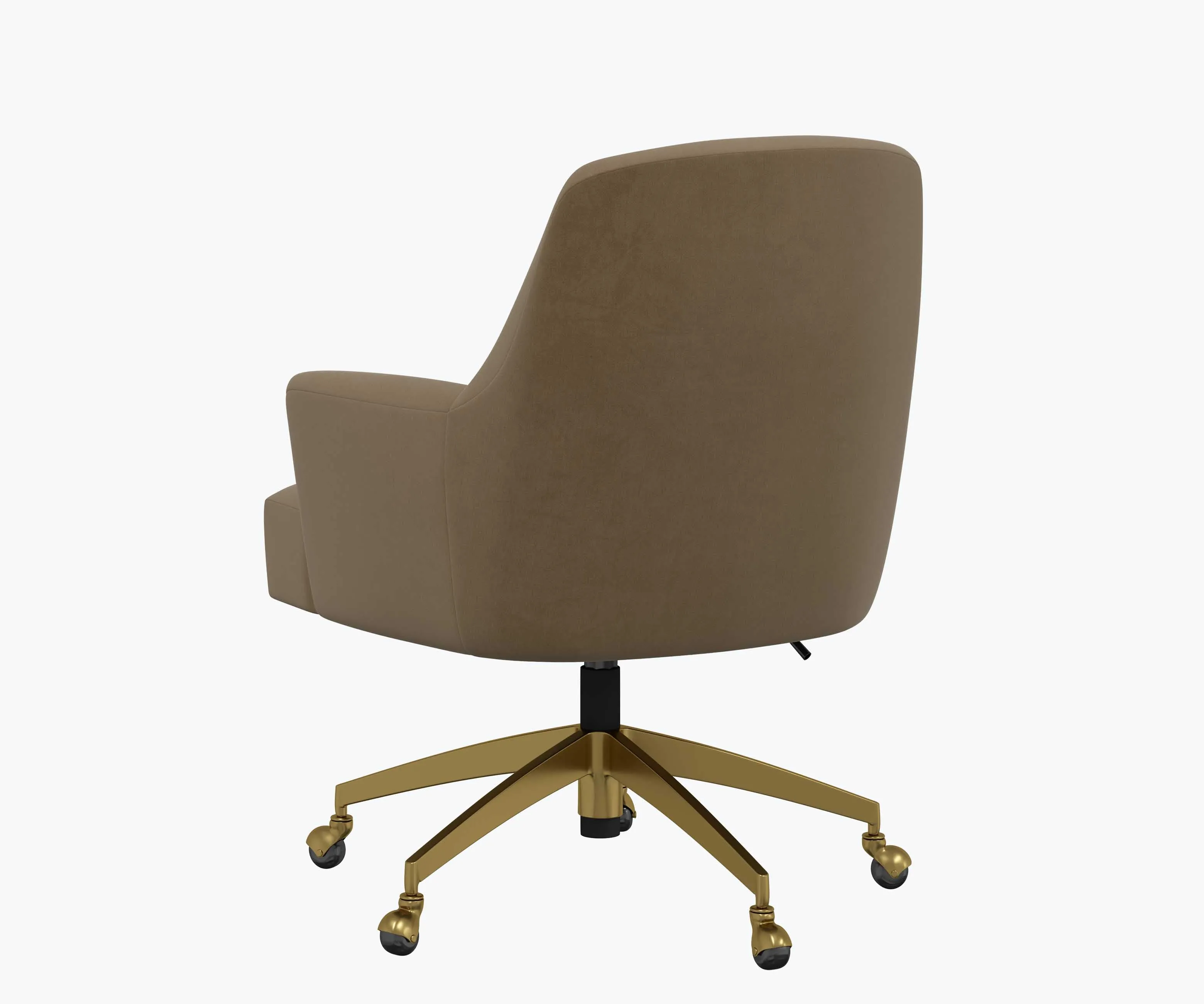 Cambridge Desk Chair - Walnut Velvet