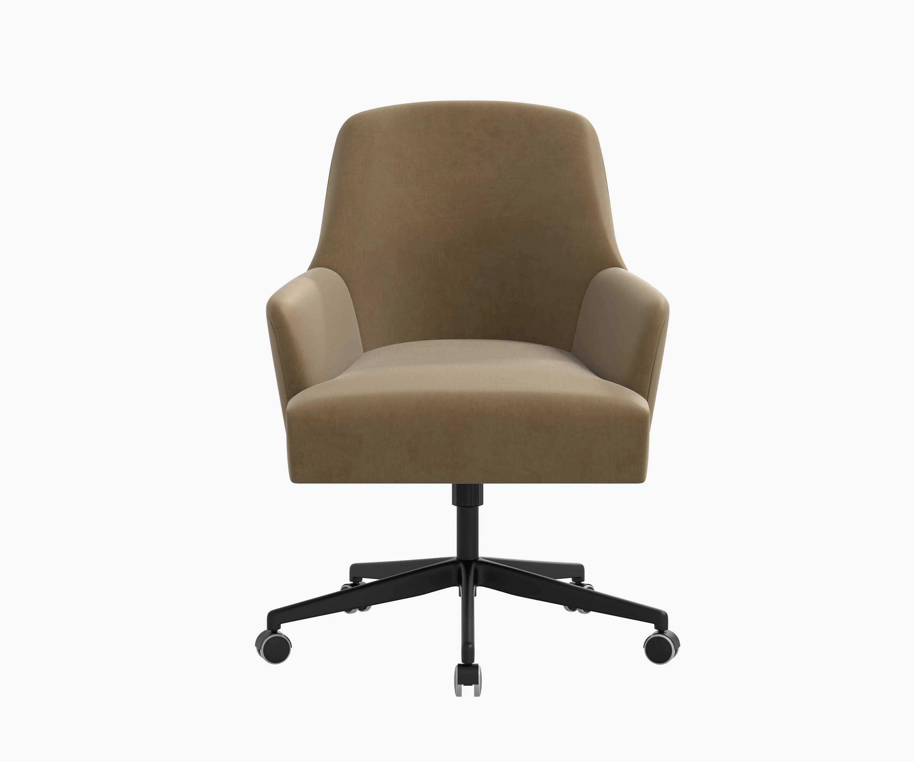 Cambridge Desk Chair - Walnut Velvet