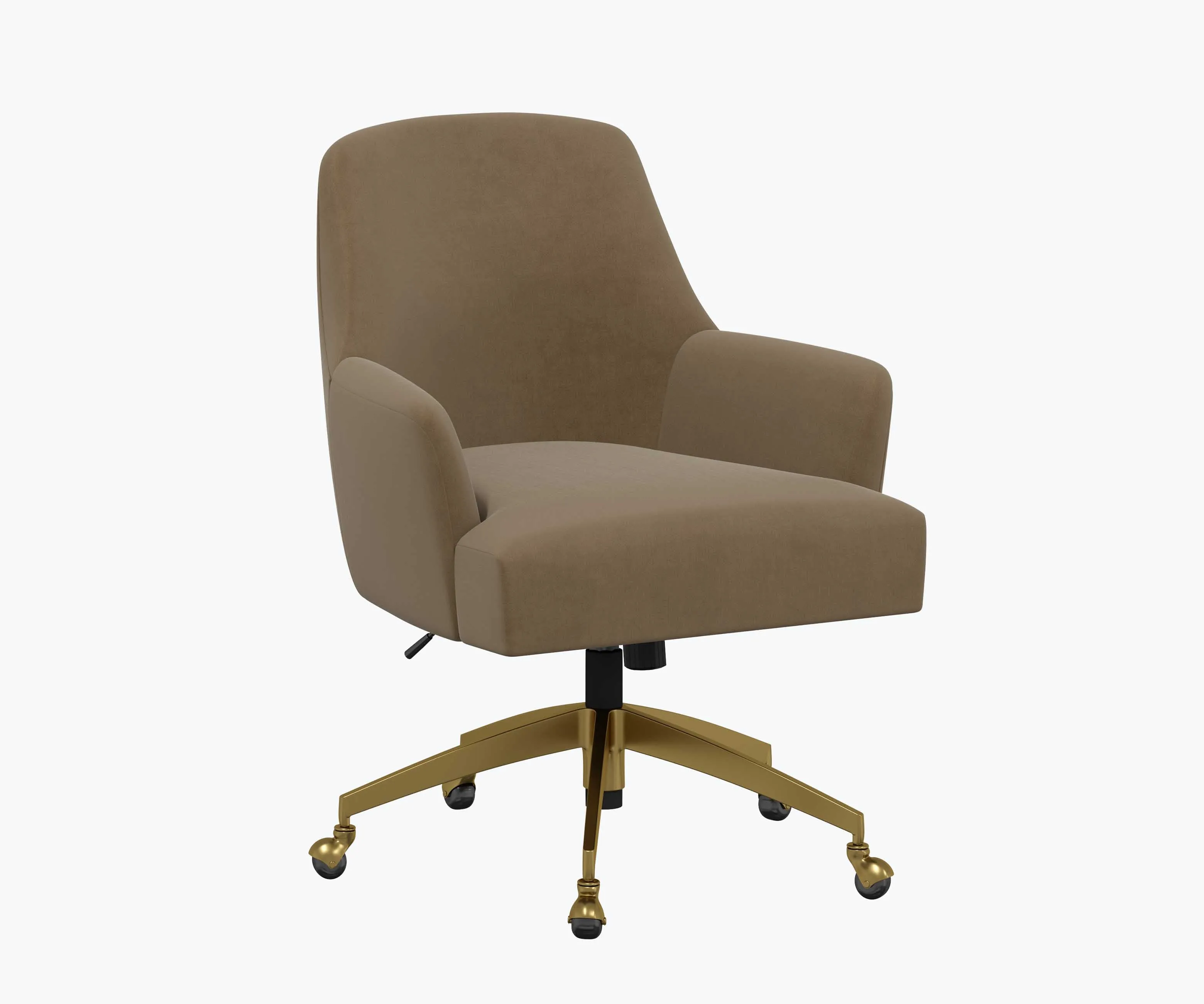 Cambridge Desk Chair - Walnut Velvet
