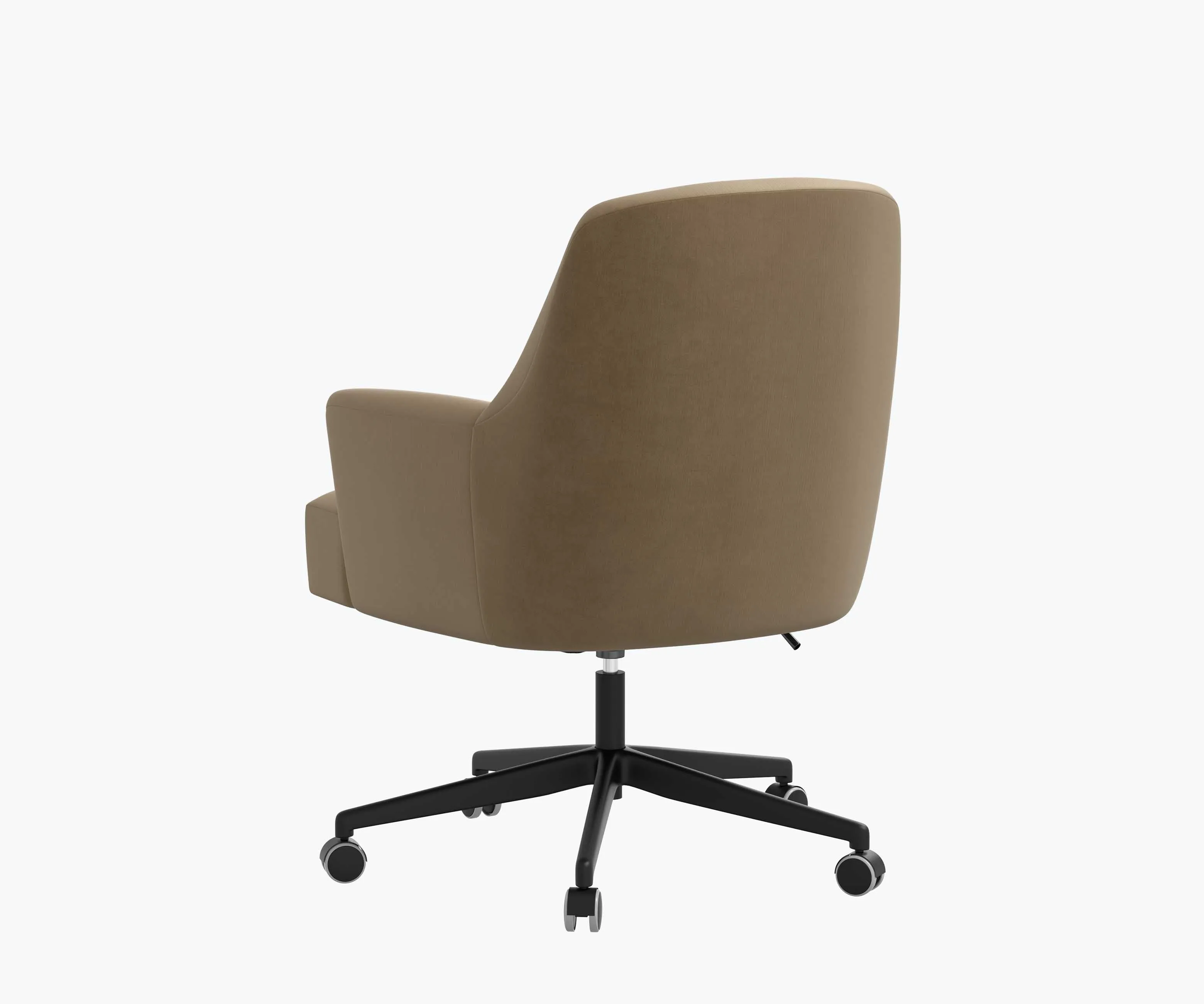 Cambridge Desk Chair - Walnut Velvet