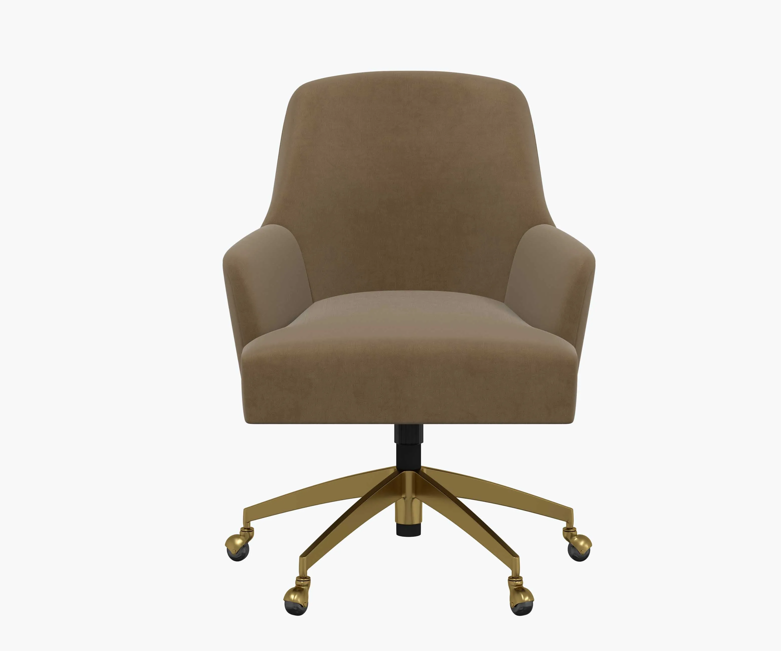 Cambridge Desk Chair - Walnut Velvet