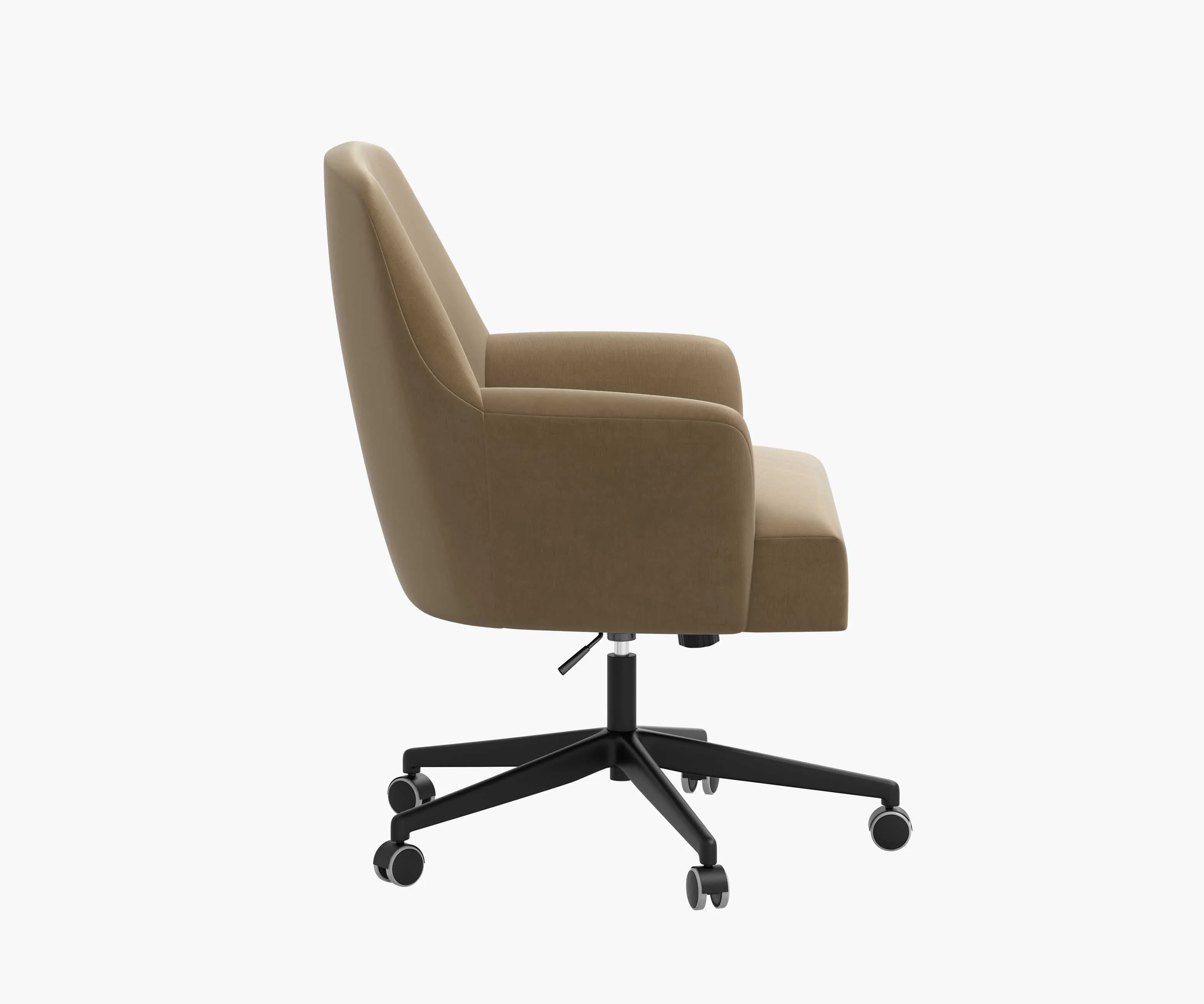 Cambridge Desk Chair - Walnut Velvet