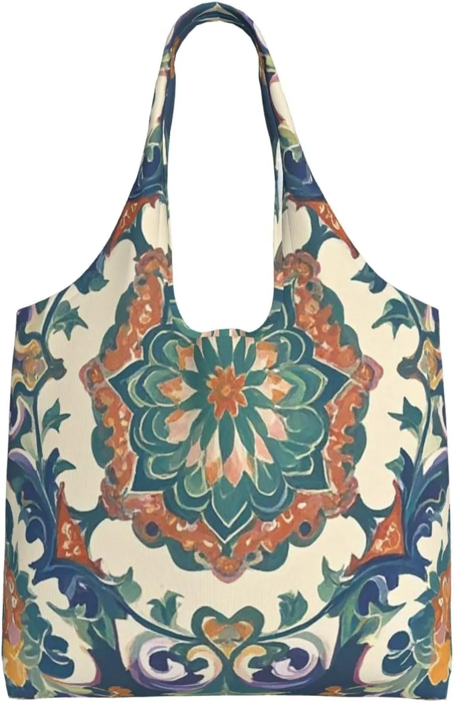 Canvas Tote Bag Reusable Grocery Bags Lightweight Handbag Color butterfly flower Tote Bag for Shopping Cloth Bags