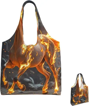 Canvas Tote Bag Reusable Grocery Bags Lightweight Handbag Lion image Tote Bag for Shopping Cloth Bags