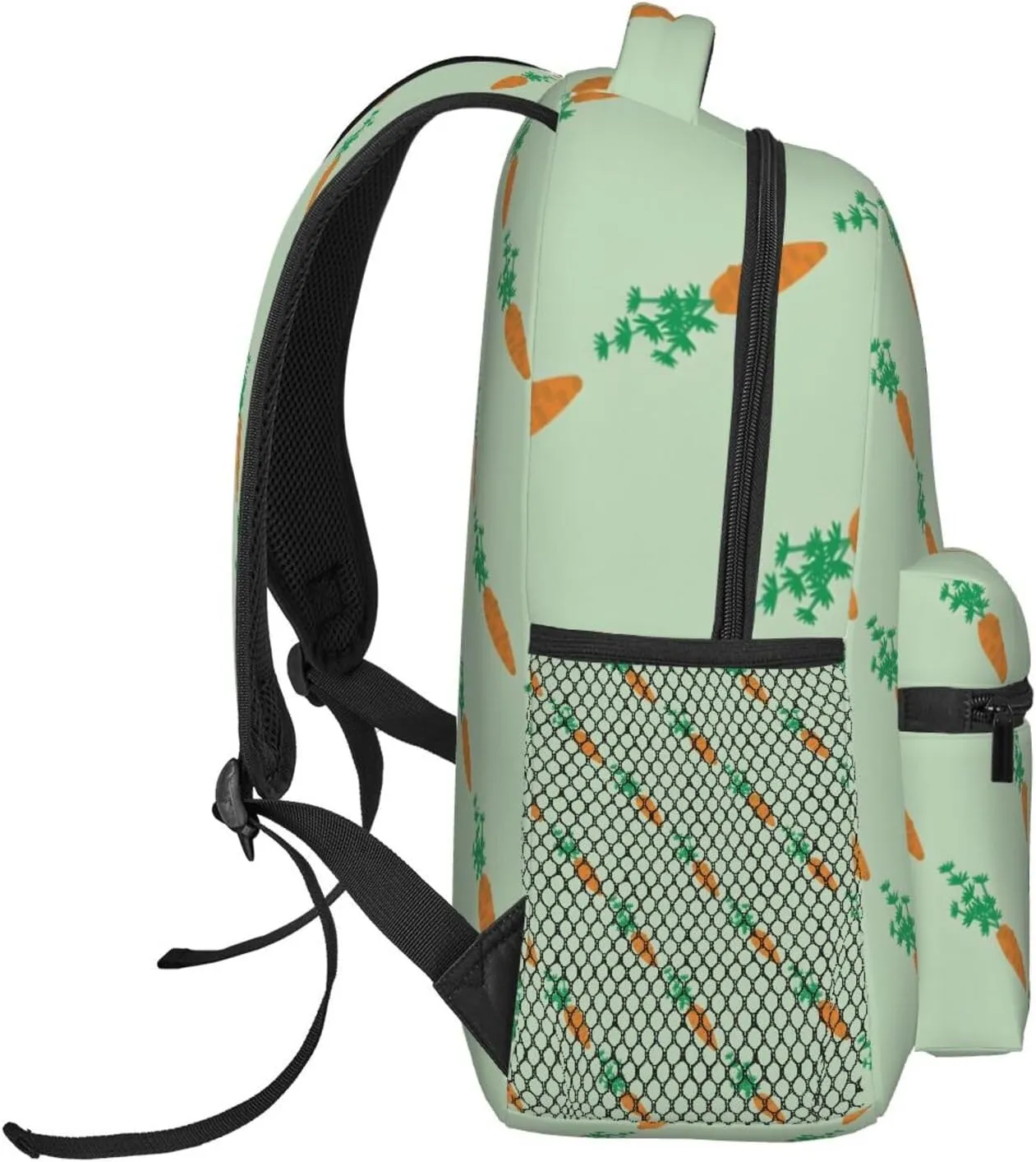 Carrot Travel Laptop Backpack for Women Lightweight College Backpack Adjustable Fits 15.6 Inch Laptop Bag Waterproof for Work, Men, Gym