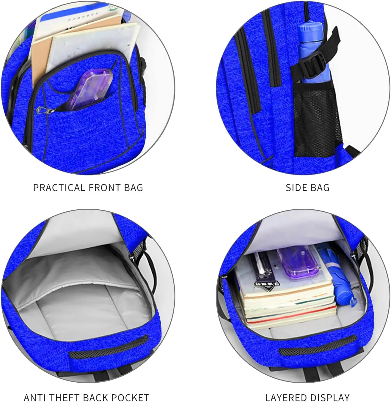 Casual Lightweight Backpacks for Boys & Girls, School Bookbags, 15 "Laptop Backpack, Travel Bag