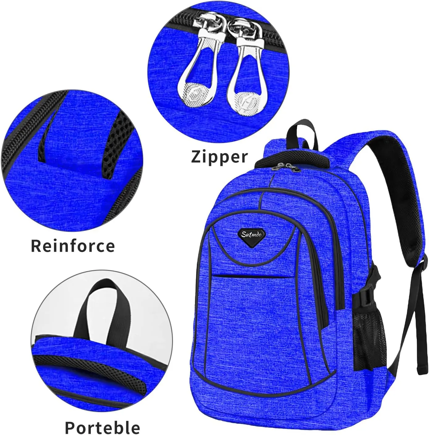 Casual Lightweight Backpacks for Boys & Girls, School Bookbags, 15 "Laptop Backpack, Travel Bag