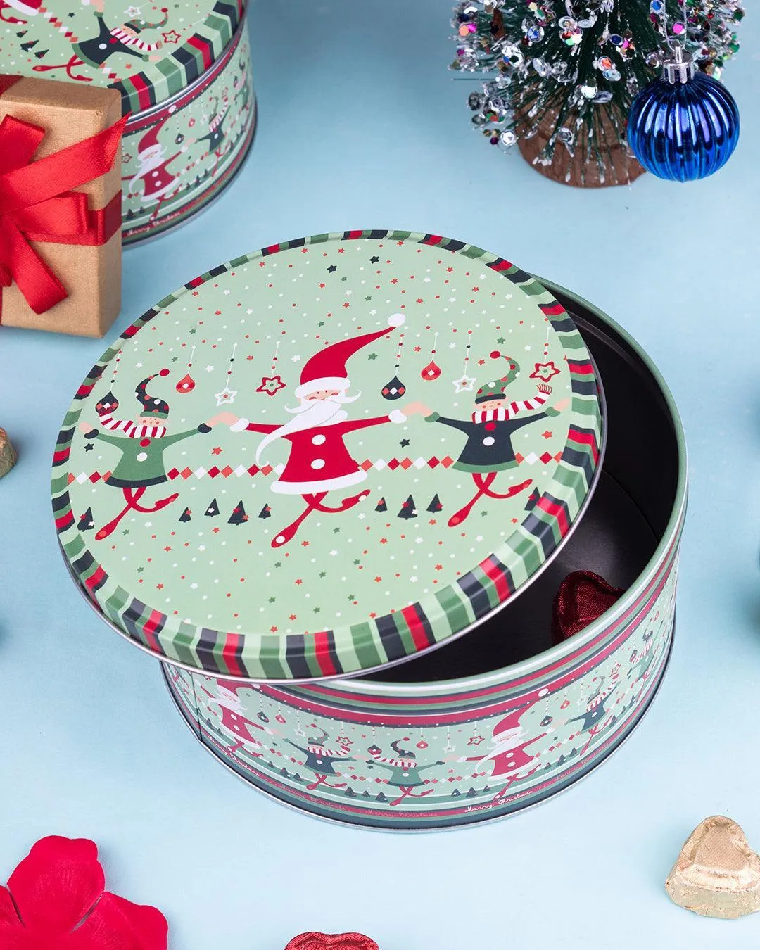 Christmas Metal Storage Boxes