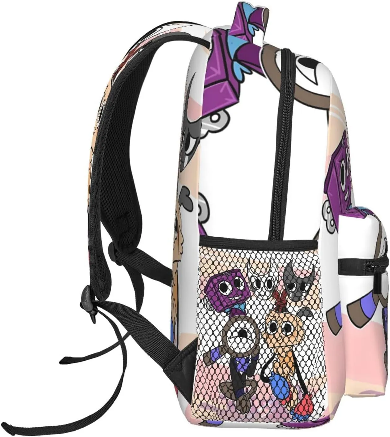 Dandys World Backpack Cartoon Large Capacity Laptop Backpack Travel Backpacks For Unisex