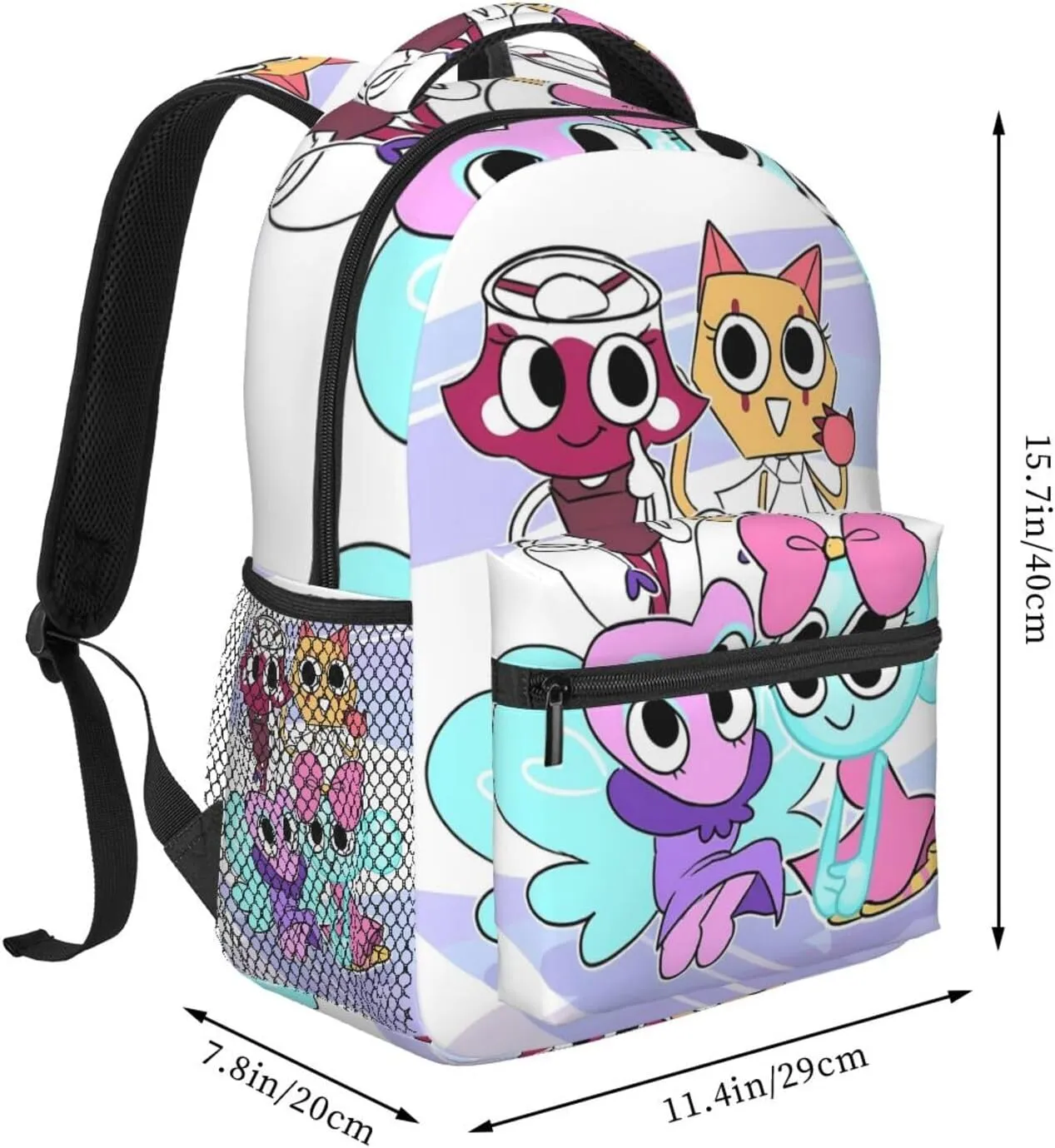 Dandys World Backpack Cartoon Large Capacity Laptop Backpack Travel Backpacks For Unisex