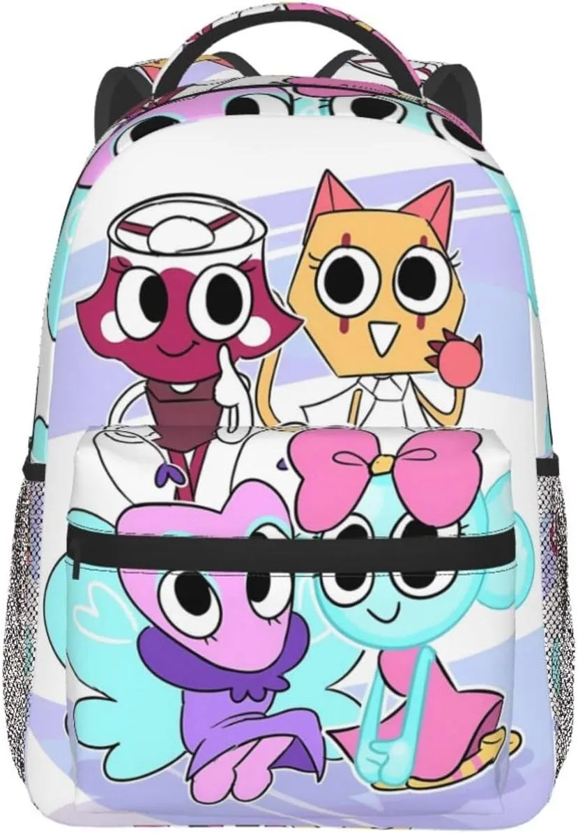 Dandys World Backpack Cartoon Large Capacity Laptop Backpack Travel Backpacks For Unisex