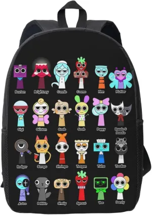 Dandys World Backpack Lightweight Laptop Backpack Cute Travel Backpacks For Unisex 17in