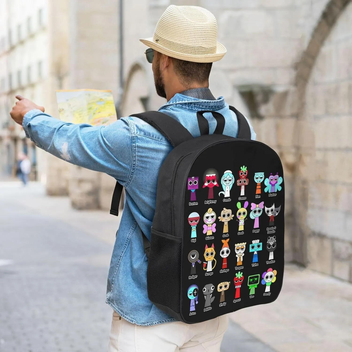 Dandys World Backpack Lightweight Laptop Backpack Cute Travel Backpacks For Unisex 17in