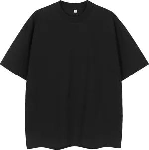 Dcvmvmn MenS Active Quick Dry Crew Neck T Shirts Oversized Unisex Short Sleeves Summer Cotton Short-Sleeve Tees