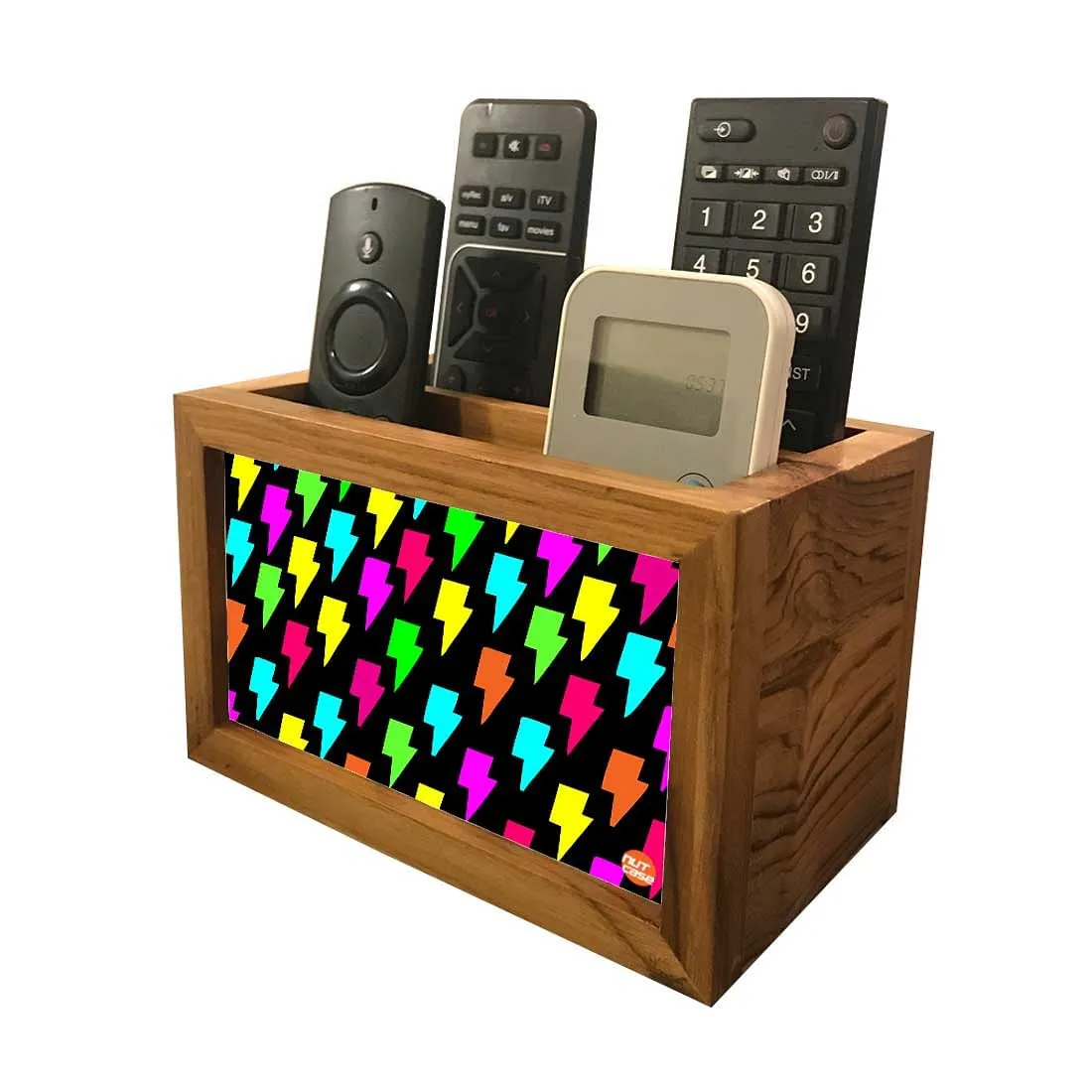 Designer Remote Holder for Table For TV / AC Remotes -  Lightning
