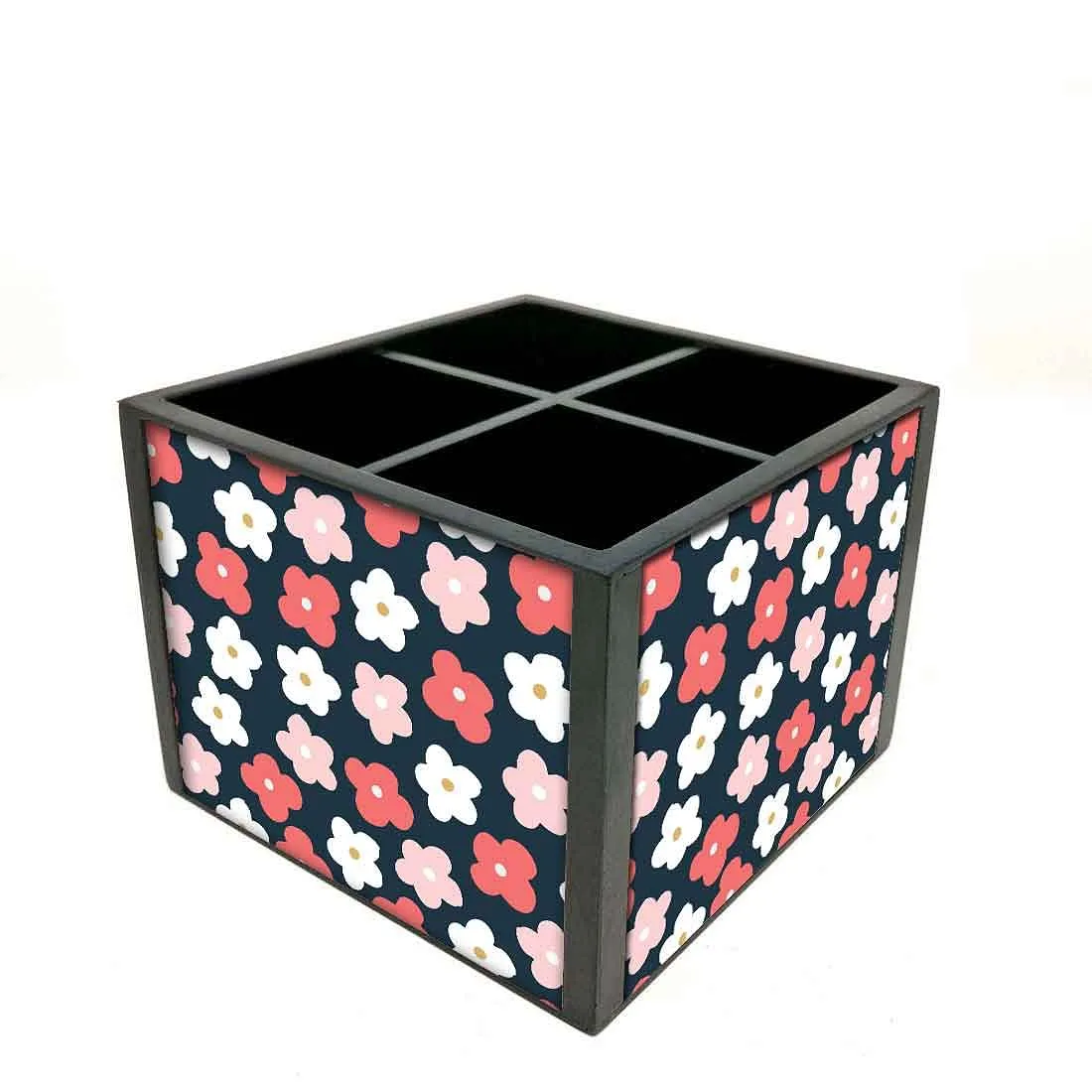 Desk Organizer For Stationery - Spring Pink & Blue