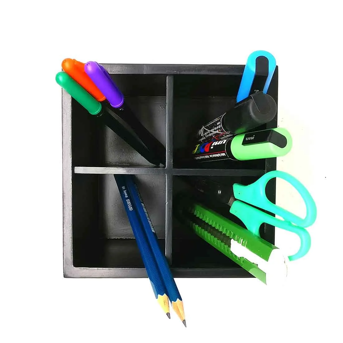 Desk Organizer For Stationery - Spring Pink & Blue