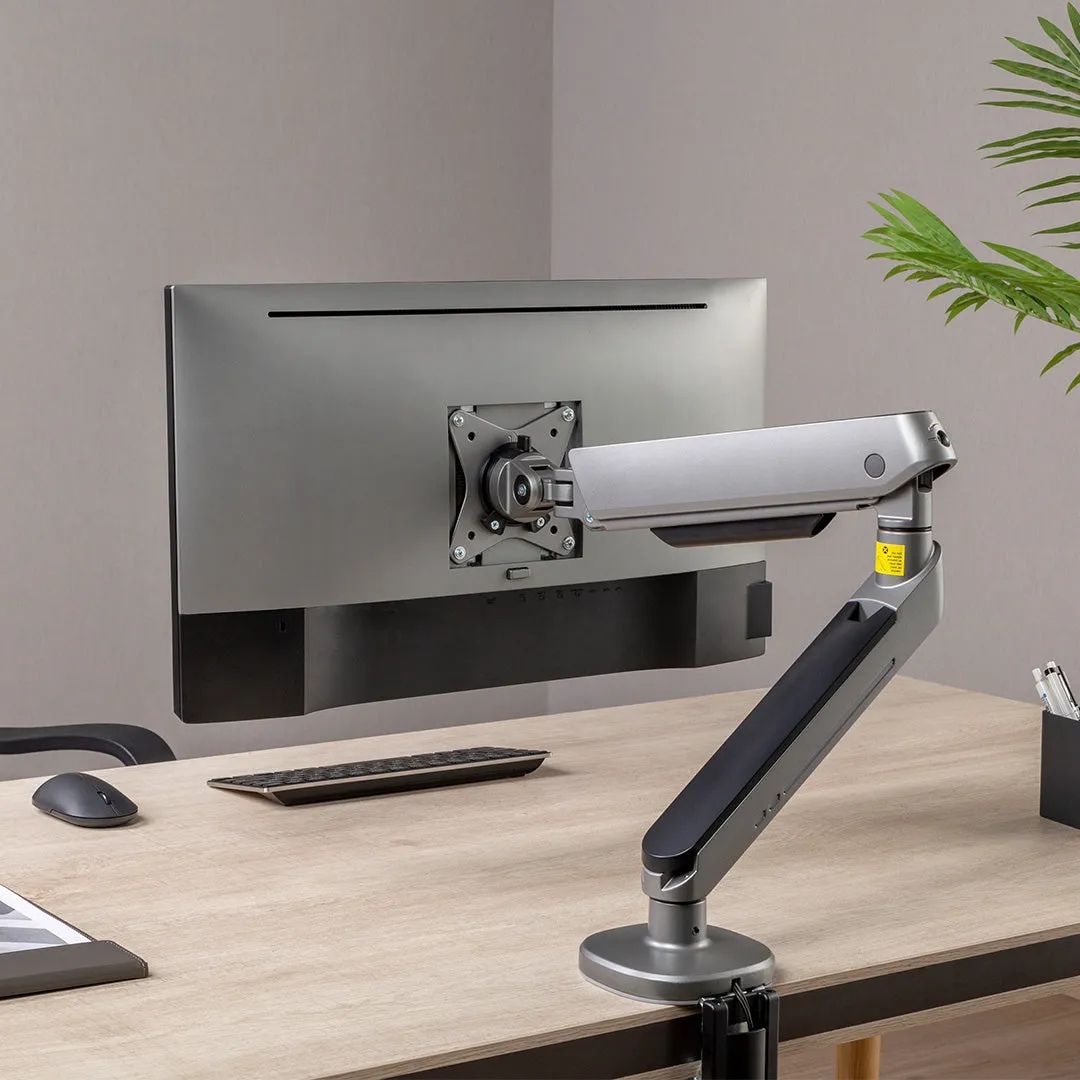 Desky Single LED Monitor Arm