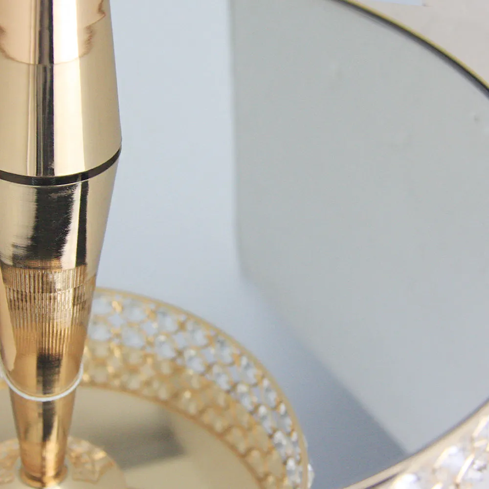 Double Layered Crystal Cake Stand Serving Tray