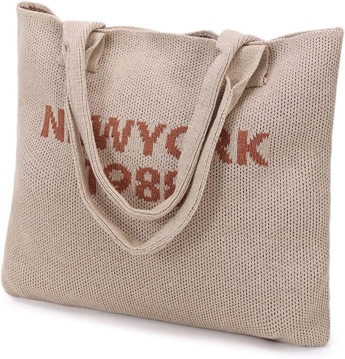 ENBEI Women's tote bags aesthetic Shoulder Handbags Hand crocheted Bags large Shoulder Shopping Bag large satchel cute Bag